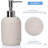 Beige Bathroom Accessory Set,4 Piece