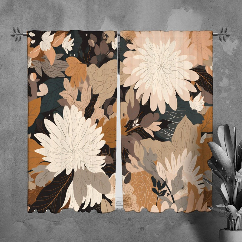 Paire de rideaux obscurcissant en polyester Mykisha, L 40 po x L 82 po