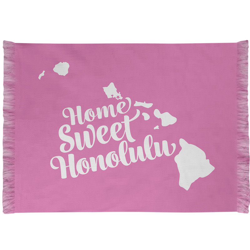 Tapis de zone rose hawaii honolulu
