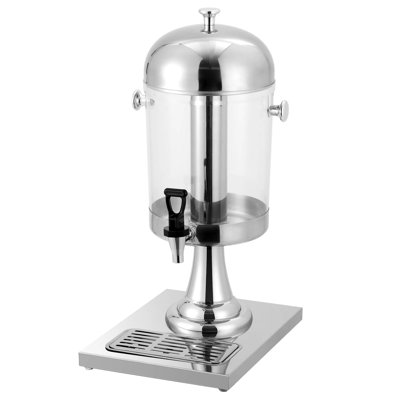 Stainless Steel Beverage Dispenser, 2.2 Gallon Drink Dispenser