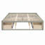 Grand lit plateforme avec 6 tiroirs de rangement, gris antique-913842592-913842598