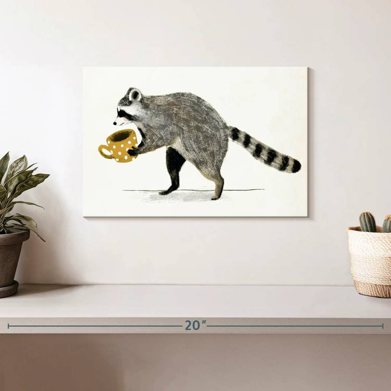 Rascally Raccoon III, H 8 po x l 12 po