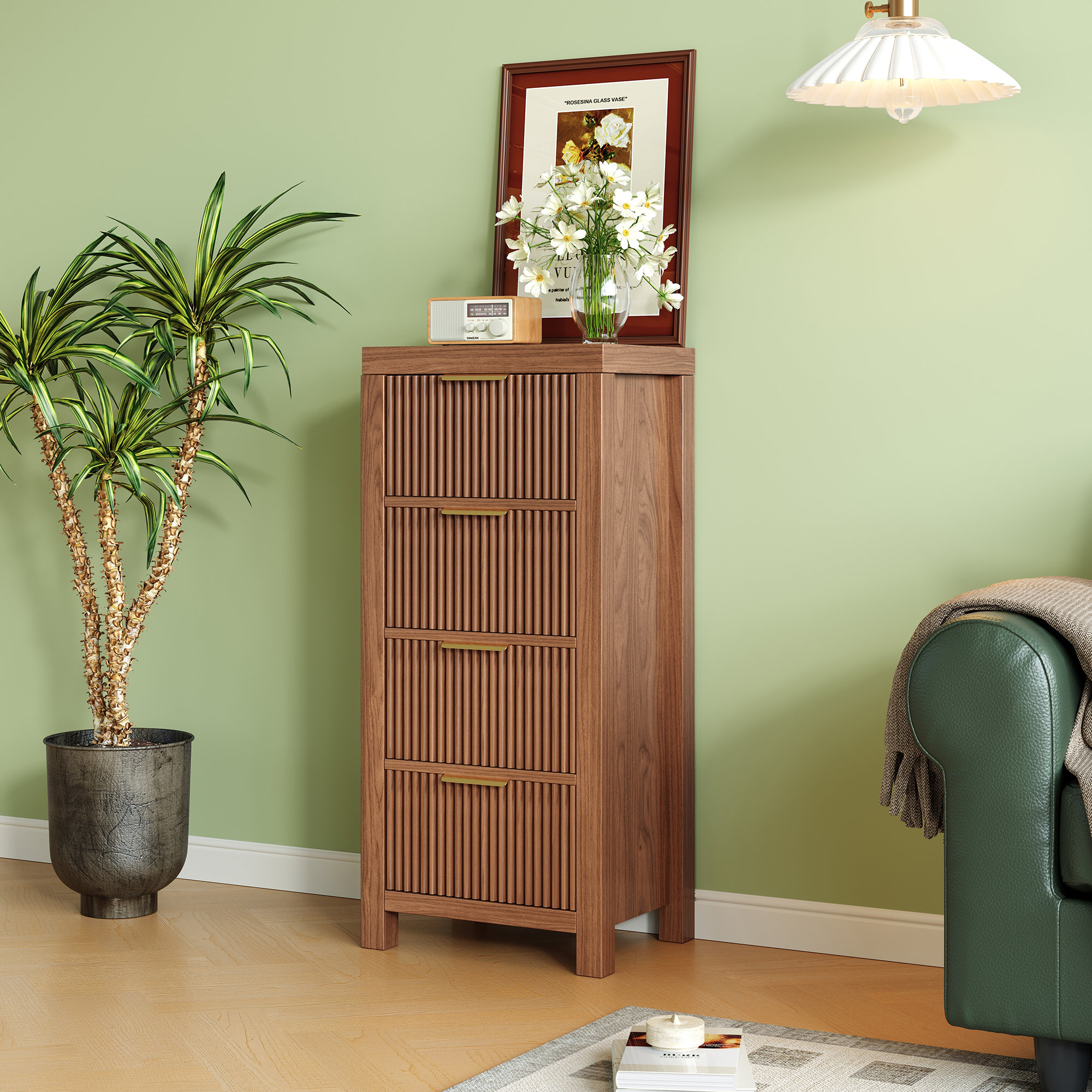 Ebern Designs 15.75'' W 4 - Drawer Dresser & Reviews | Wayfair