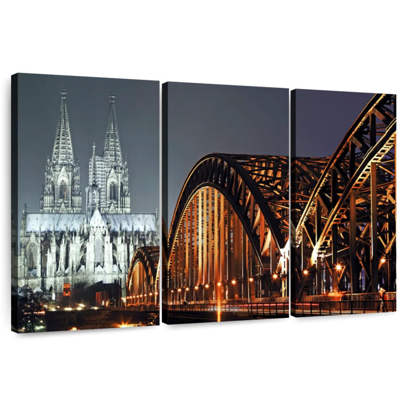 Pont vers la cathédrale de Cologne