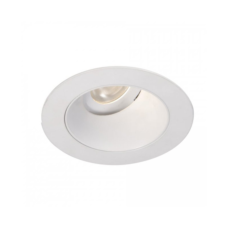 Garniture encastrée réglable 3,5 po Tesla, blanc, 3500K / 85, Étroit