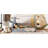Full Size Wood House Bed With Window And Fence, Gray(Old SKU: WF304147AAE)-516866111