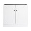 Meuble-lavabo autoportant 36 po et 2 portes d'armoire à fermeture en douceur - sans le lavabo-1883805642