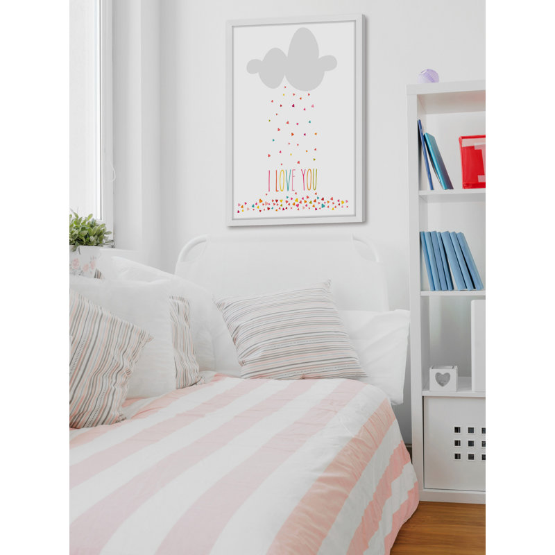 «Rains Hearts», reproduction encadrée, H 36 po x l 24 po