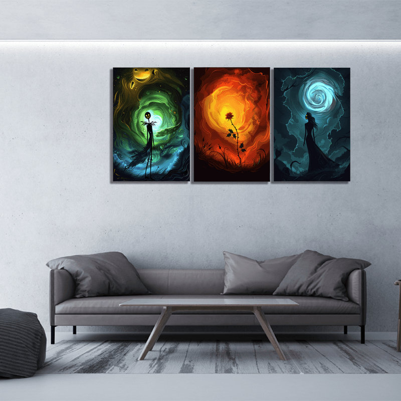 art mural d'Halloween, H 12 po x l 18 po