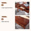 Bureau d'écriture avec tiroirs Chestnut-143567155