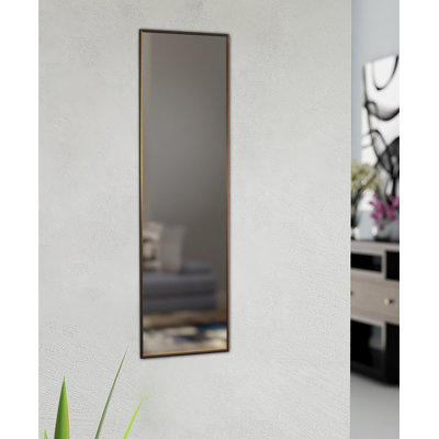 Cannella Metal Flat Wall Mirror