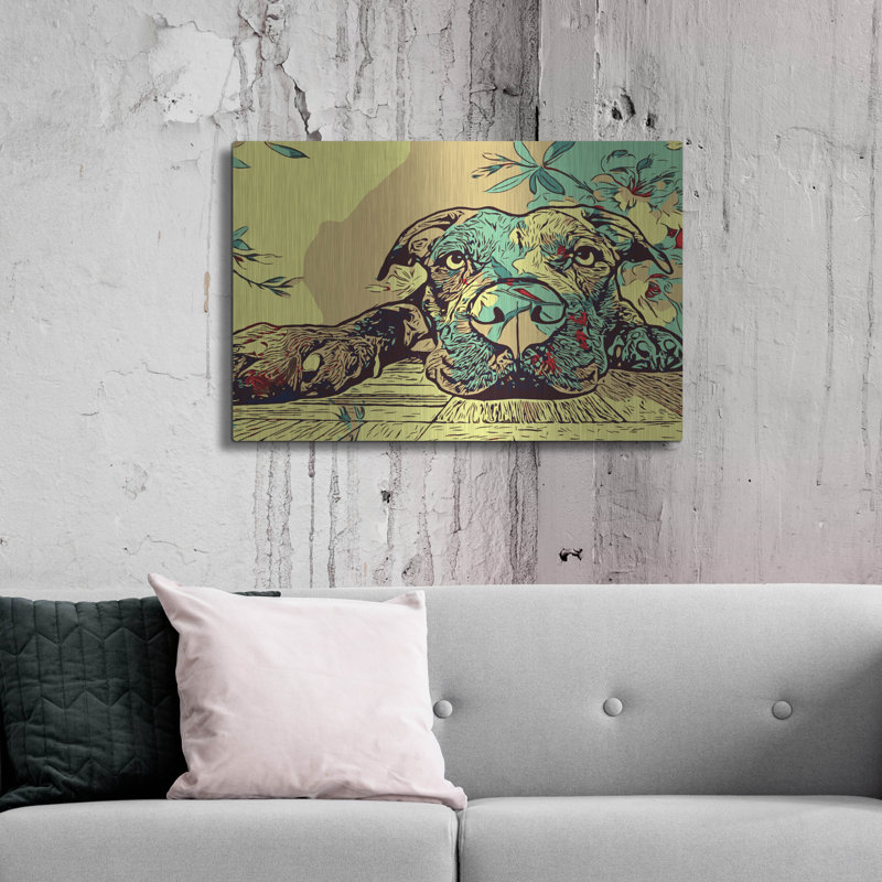 «Pitbull Love Style» par Dean Russo, H 24 po x l 36 po