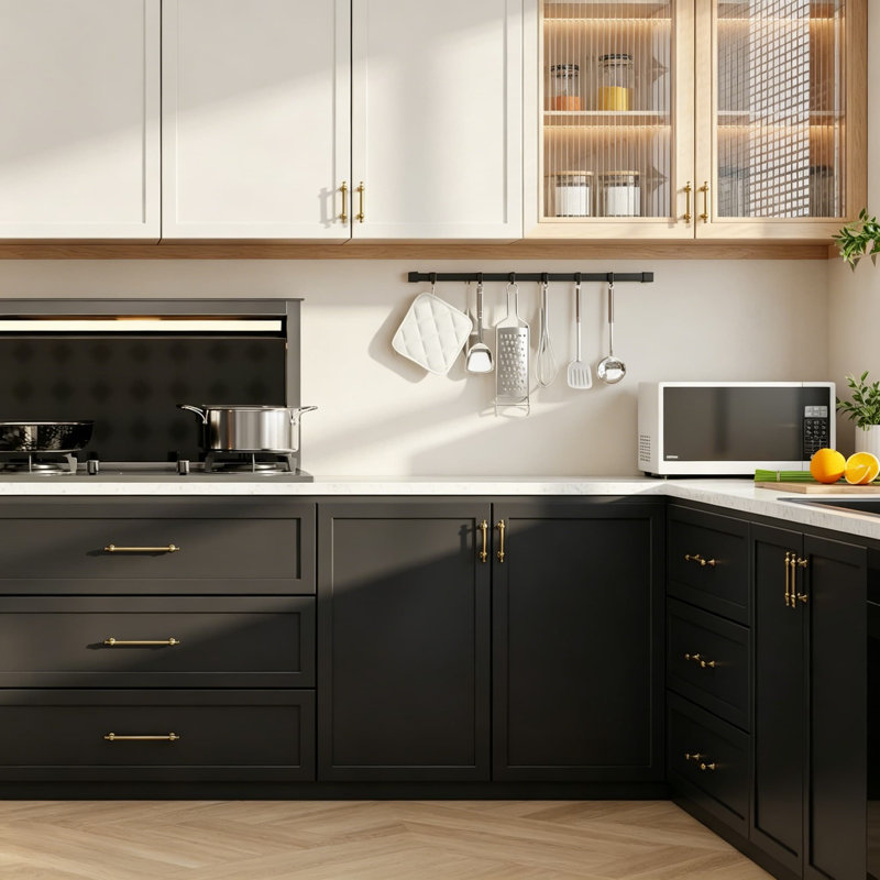 Paquet de 10 poignées d'armoire bronze champagne, poignées de bar ovales en alliage de zinc massif de 3 pouces avec coins arrondis, quincaillerie de tiroir et de cuisine robuste pour garde-robe de commode