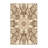 Soft Plush Hewson Geometry Compass Design Classic Damask Area Rug in Beige – Beige Binding-395556455
