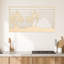 Art mural rectangulaire avec palmiers et lignes - ACM-151131008-151131012