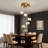 5-light Cluster Pendant With Led Lights