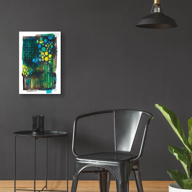  «Beliefs 1» par Laura Gibson, art mural en verre acrylique, 16 po x 24 po, H 24 po x l 16 po