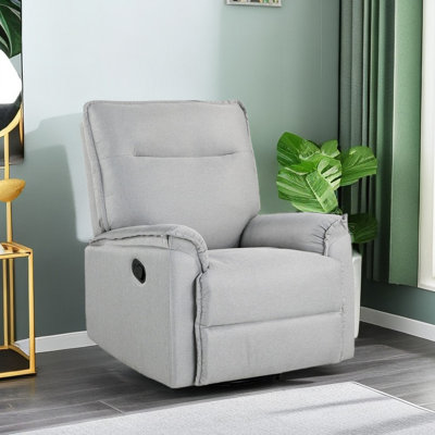 Sobine Upholstered Linen Home Theater Seat