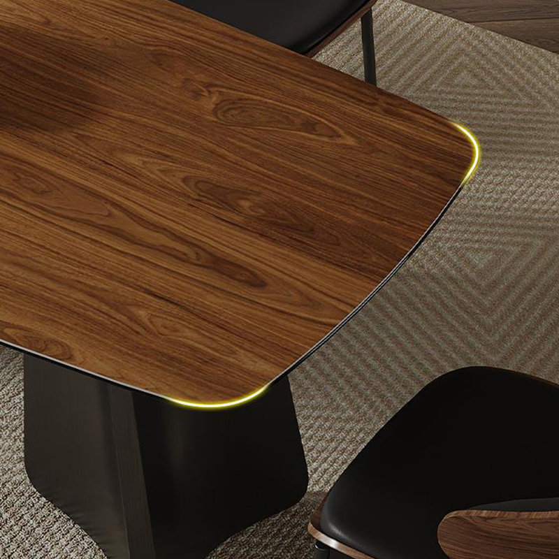 Table de salle à manger légère et luxueuse, H 29,52 po x L 62,99 po x l 35,43 po