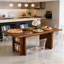 Table de cuisine rustique (seulement avec table basse)