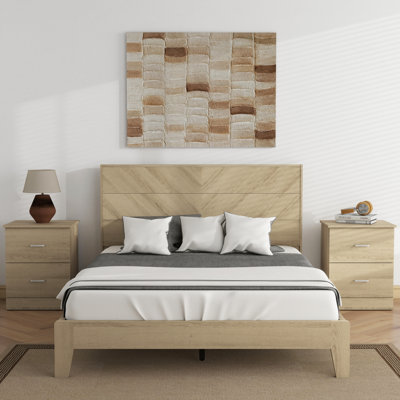 Allyannah Modern 2 Piece Bedroom Set