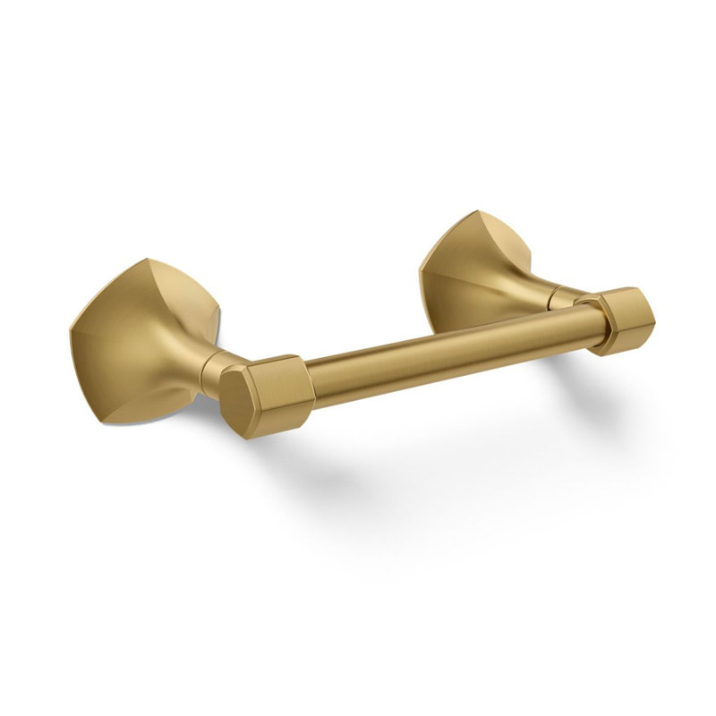 Occasion Pivoting Toilet Paper Holder, Gold
