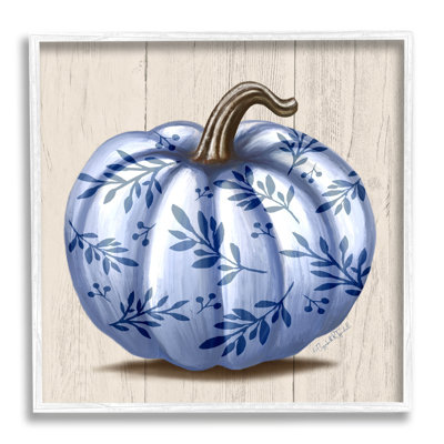 " Patterned Botanical Pumpkin " by Elizabeth Tyndall