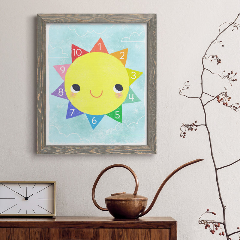«Counting Sun» - Cadre photo, impression sur toile, Gris, H 44 po x l 31 po x P 1 po