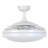 48" Retractable Blade Ceiling Fan with Light and Remote, Modern Fandelier Ceiling Fan, Patented Design Technology, Stronger Thicker Blades, White-1735298565