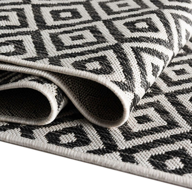 Tapis d'extérieur Jill Zarin Costa Rica, Rectangle 4 pi 1 po x 6 pi 1 po