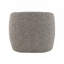 Chaise d'appoint en tweed brun et gris