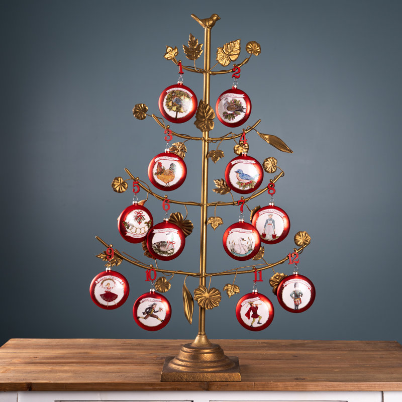 14.5'' Glass Animals Holiday Shaped Ornament