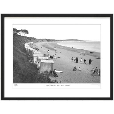 Llanbedrog, The Bay C1936 - Single Picture Frame Print