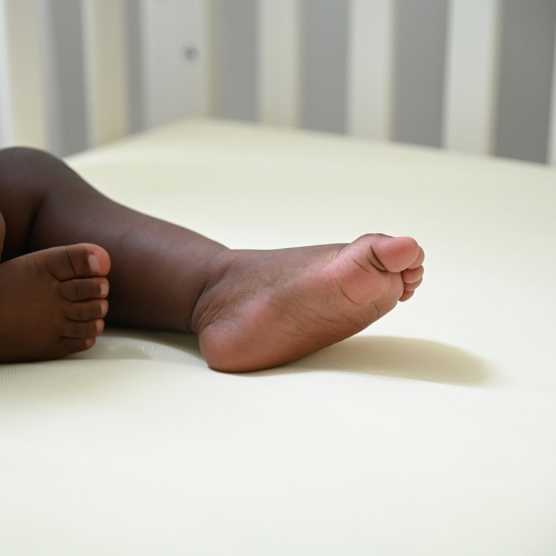 Matelas de lit de bébé imperméable 2 pièces