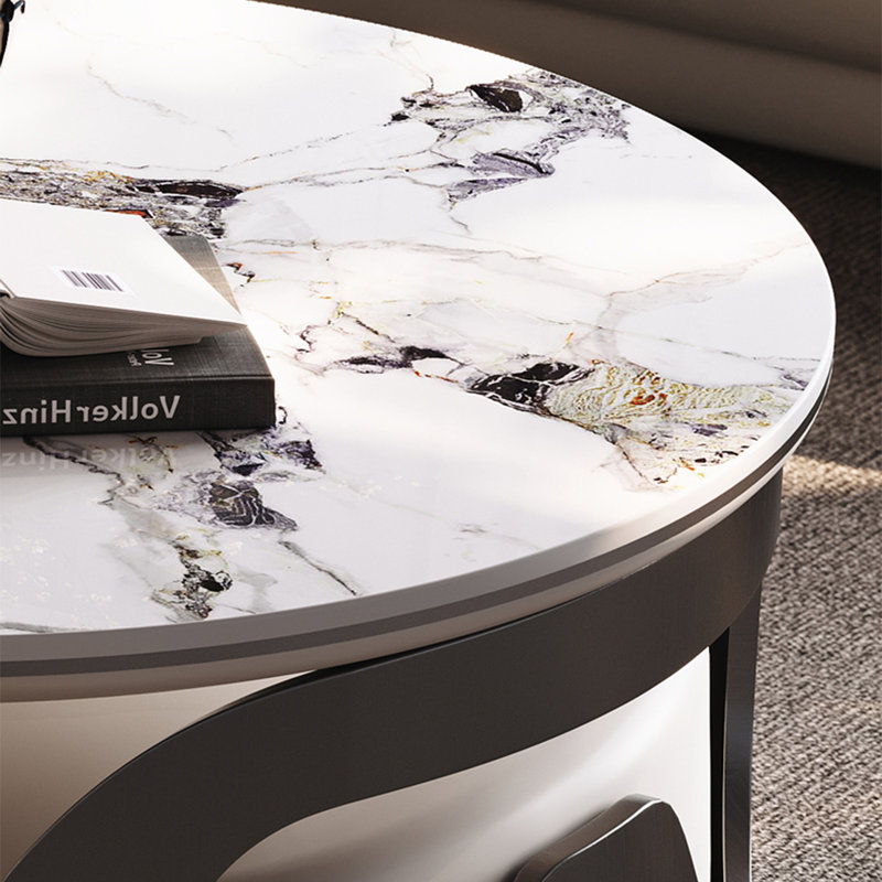 Table basse ronde de luxe légère