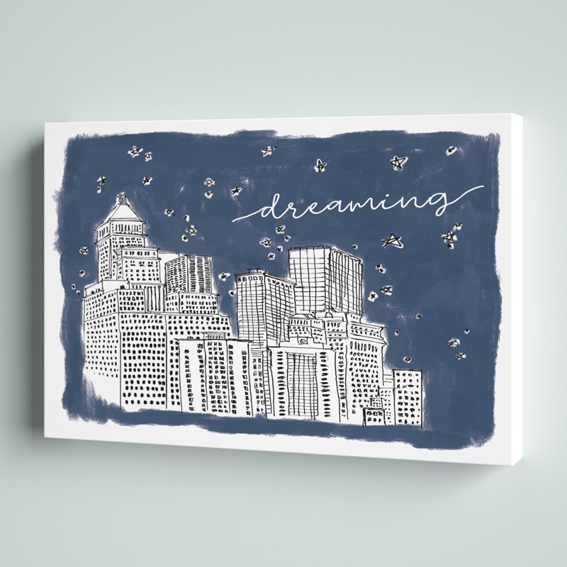 «Dreaming Cityscape», reproduction sur toile, H 8 po x l 12 po