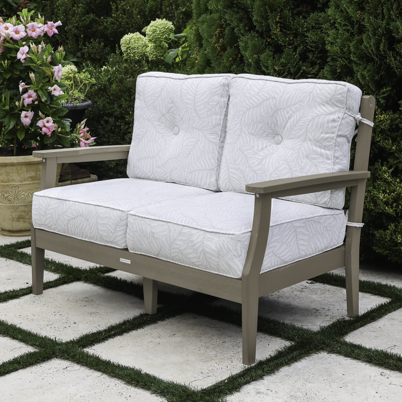 Causeuse Anifer Lehigh, Floral blanc