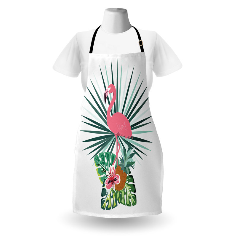 Multicolore East Urban Home tablier exotique unisexe ananas flamant rose botanique