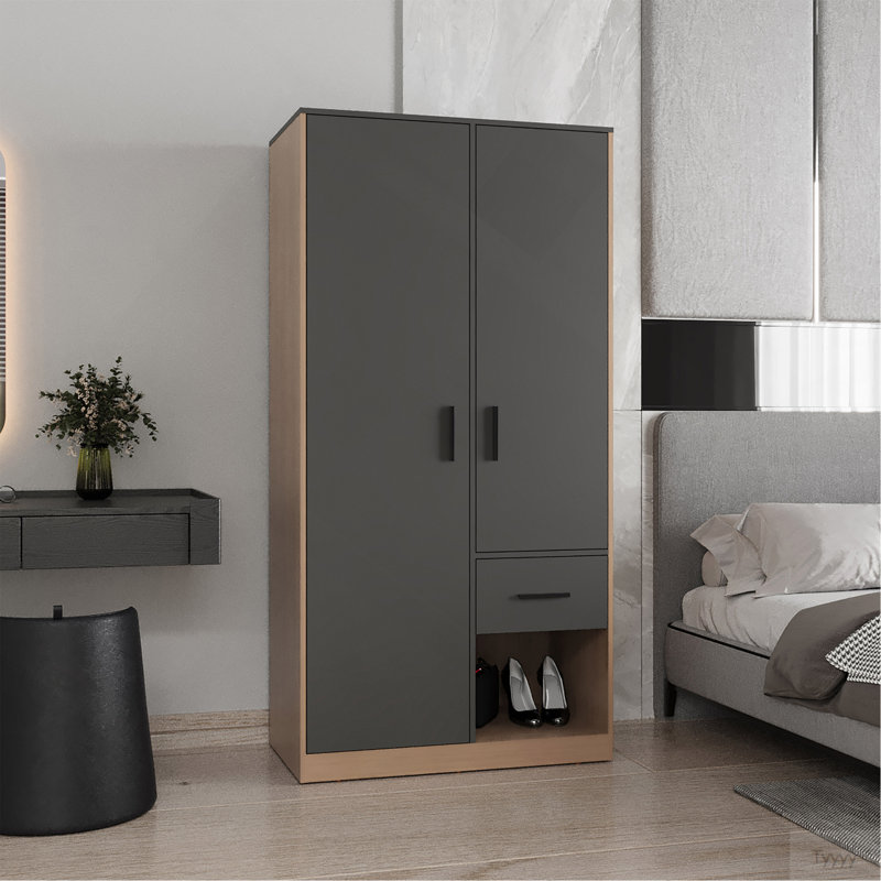 Armoire 2 tiroirs Alder