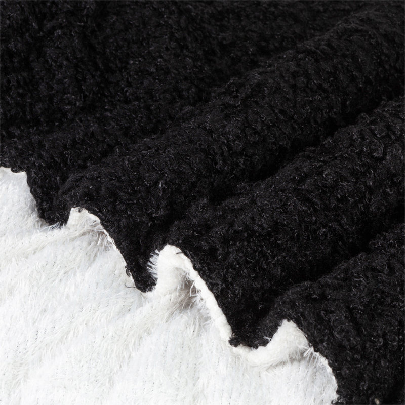 Jeté de luxe Throw-A Lamb, Noir