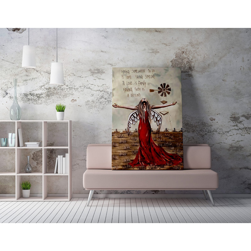 Superbe peinture sur toile décorative de 19,7 po x 27,6 po | 50% coton / 50% polyester, impression numérique sur toile | Cadre en bois élégant (0,8 x 1,2 pouces) | Parfait pour le salon, la chambre à coucher et le bureau