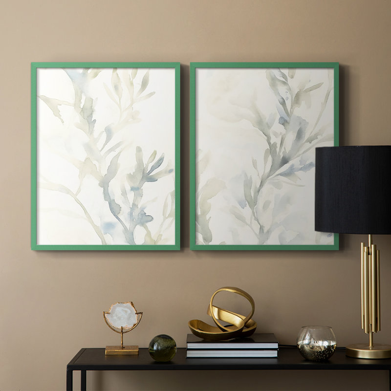 Série FLORAL DCxxxi - reproduction encadrée de qualité supérieure - prête à être accrochée - aucun clou requis - aucun clou requis