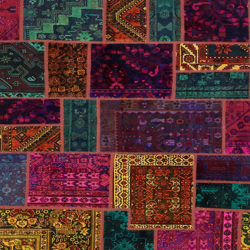 Abstract Indoor Rug, Square 8'