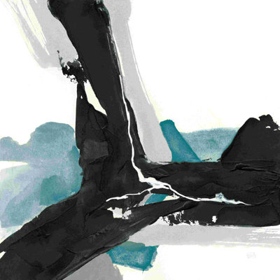 Noir et bleu sarcelle III