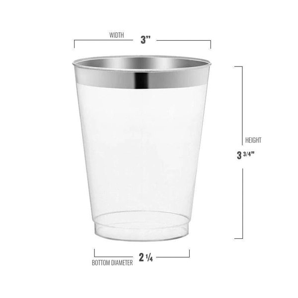 Smarty Had A Party 5 oz. Crystal Clear Plastic Disposable Party Cups (500 Ct)