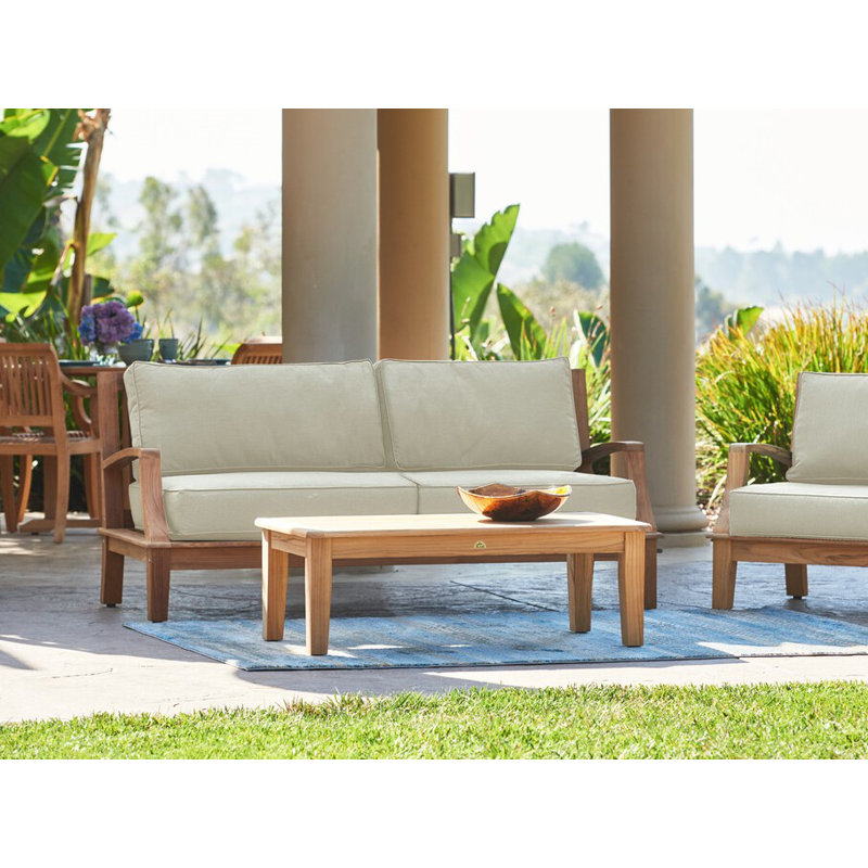 Grande Patio Sofa with Sunbrella Cushions, Fawn
