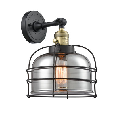 Applique murale 1 lumière 9 "Bell Cage