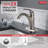 Lahara Single Hole Bathroom Faucet with Drain Assembly, Single Handle Bathroom Sink Faucet-14622308