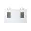 Ensemble de meuble-lavabo double 60 po Clarence-472133151