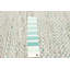 Tapis turquoise Sienna 4 pi 10 po x 7 pi 5 po